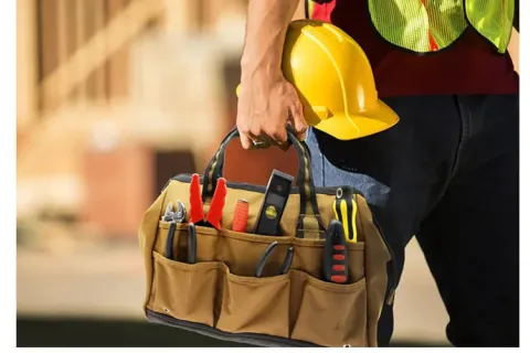 Funzionalità in uno zaino per attrezzi da lavoro per impieghi gravosi di grande capacità