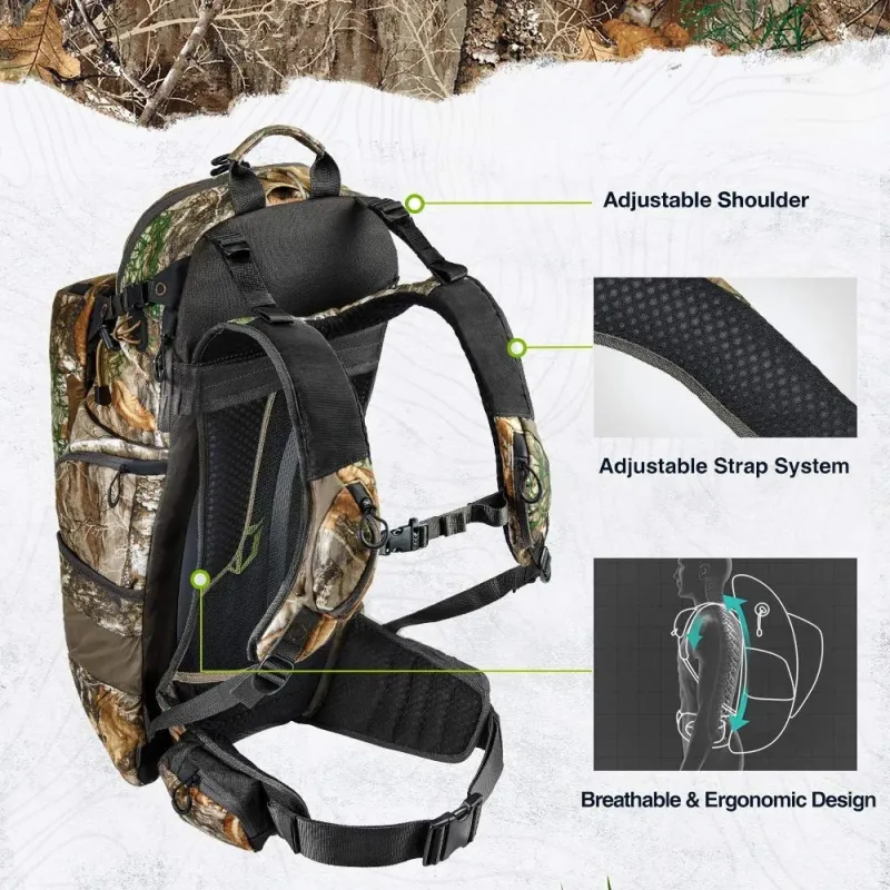 Camo Lightweight Hunting Backpack