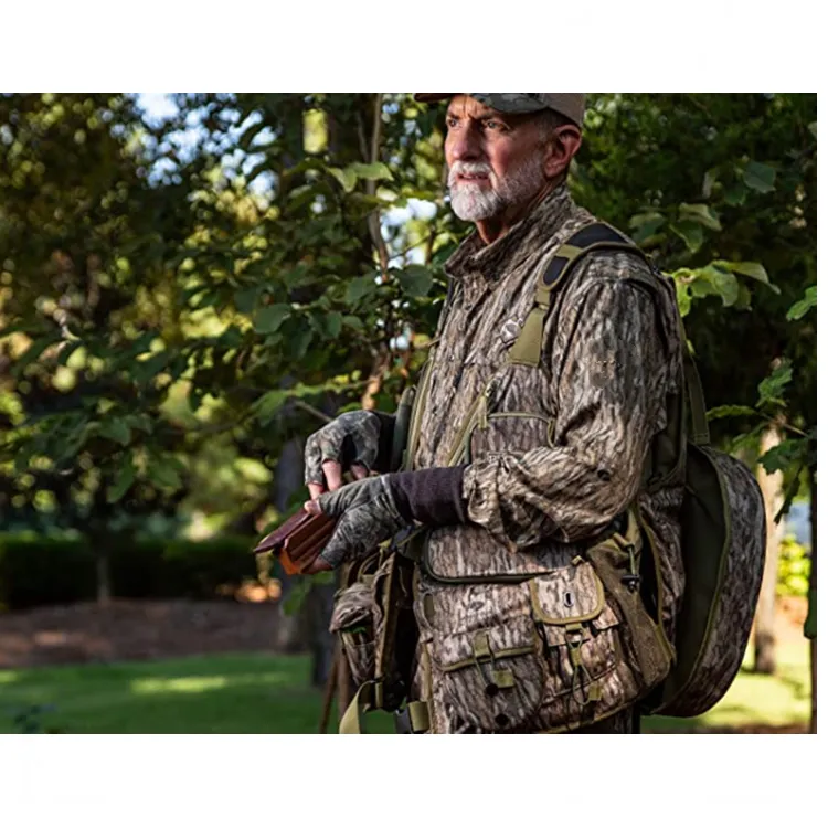 Youth Ground Green Leaf Turkey Vest With Seat