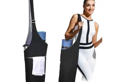 Il compagno di viaggio perfetto: borsa da viaggio per tappetino da yoga per esercizi con tasche