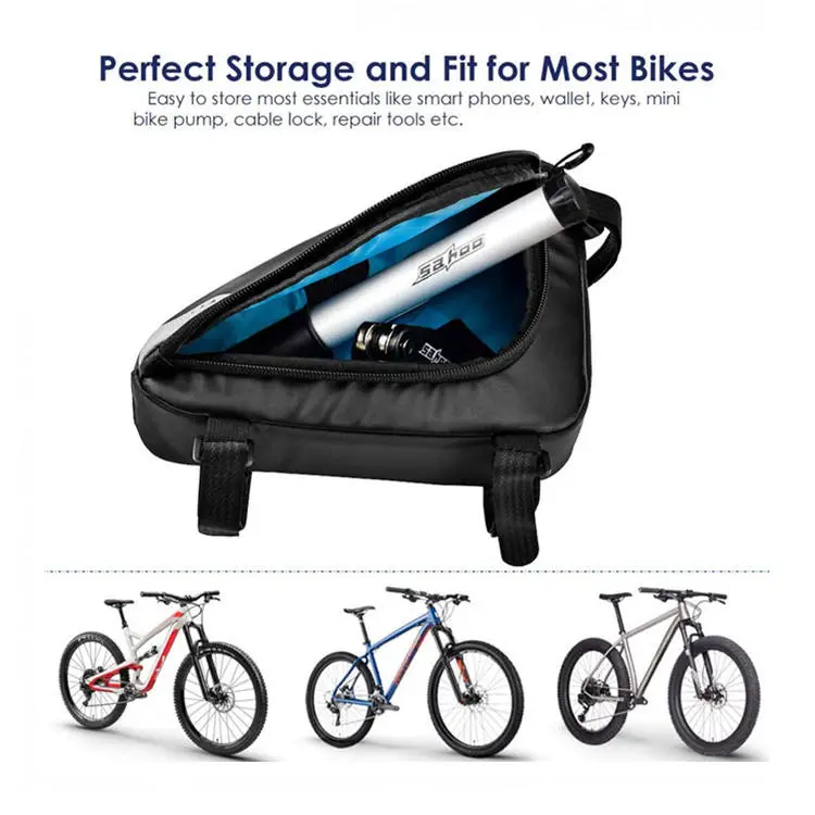 top tube bike bag