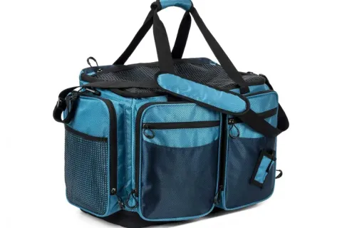 تجربة الصيد مع حقيبة تخزين أدوات الصيد الناعمة المقاومة للماء مع الصواني