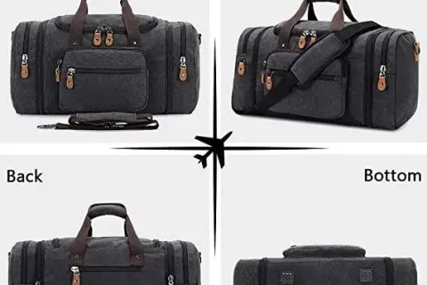 La bolsa de viaje definitiva para la noche con bolsillo húmedo y seco: perfecta para aventuras en bicicleta y más