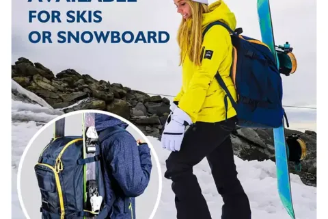 Presentamos la combinación de bolsa de esquí y bolsa para botas de esquí Air Travel para niños: imprescindible para los esquiadores jóvenes