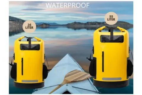 Rucsac cu geantă uscată, rezistentă la apă, pentru caiac: Companionul tău suprem în aer liber