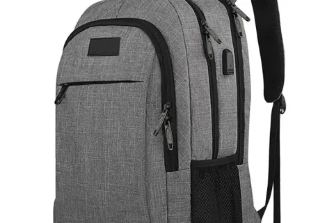 Restez organisé et en sécurité : le sac à dos de voyage ultime pour ordinateur portable pour hommes avec port de chargement USB