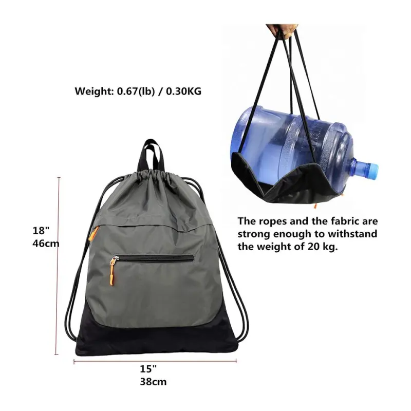 sports gym sackpack for running