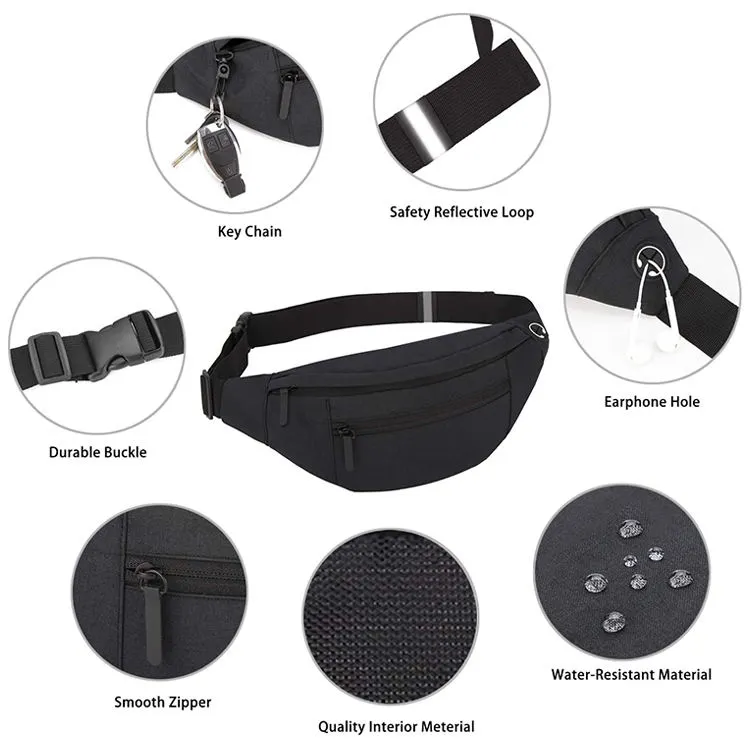 crossbody waist bag pack