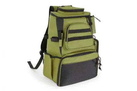 الرفيق المثالي لكل صياد: حقيبة ظهر مقاومة للماء لأدوات الصيد مع حامل للقضيب