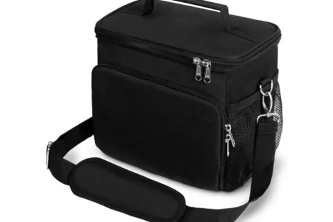 Restez au frais au travail : le kit ultime de sac isotherme pour boîte à lunch noire pour les employés de bureau