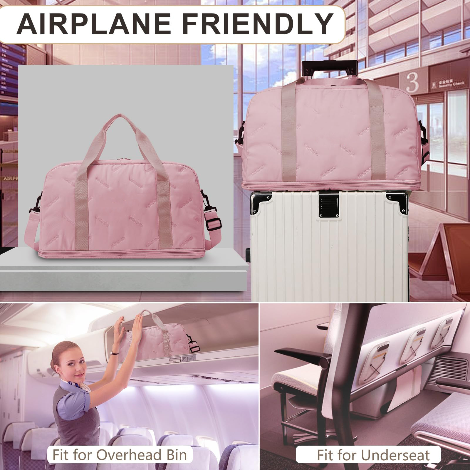 expandable duffel bag
