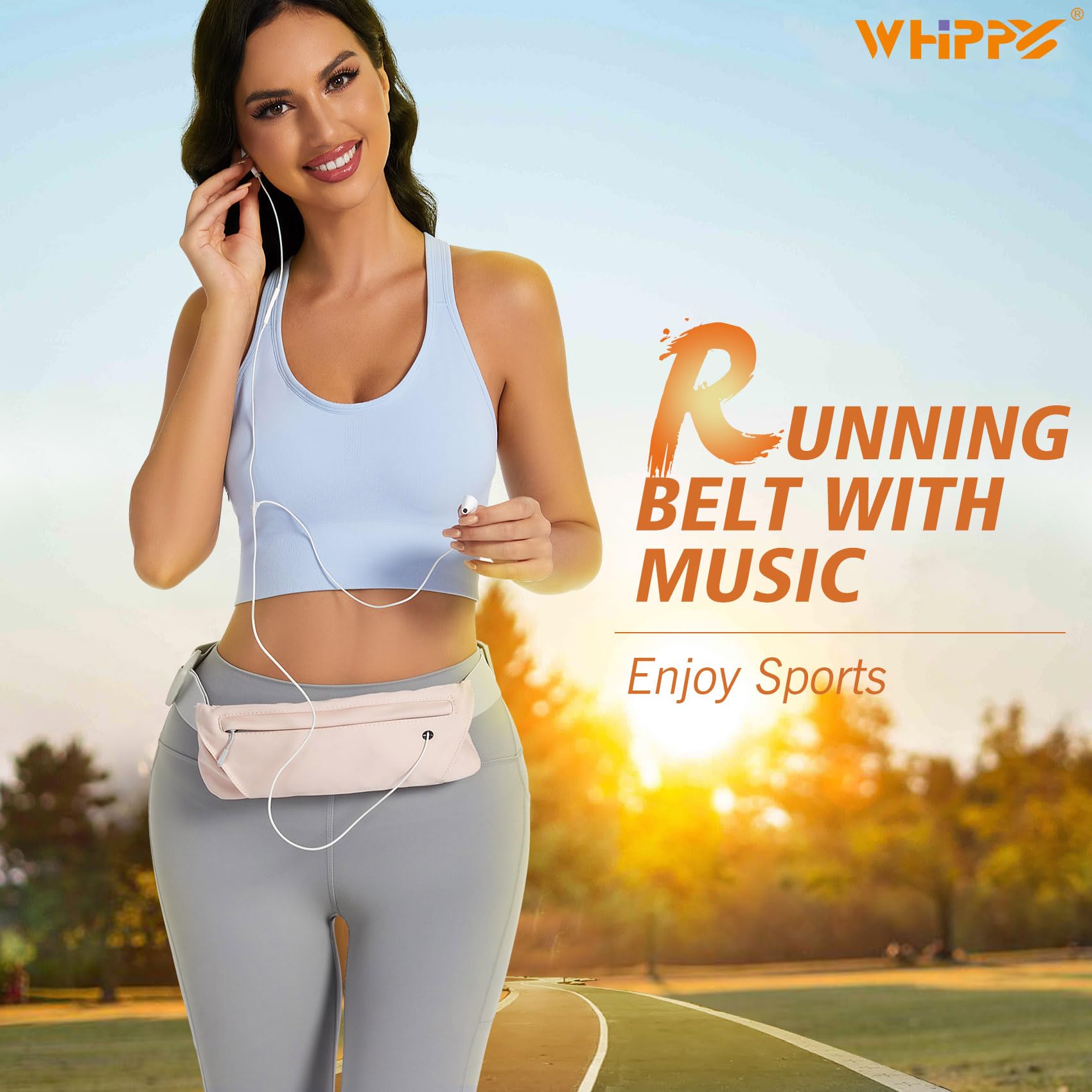 slim running belt