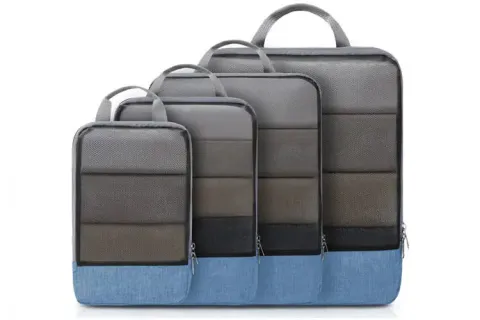 Travel Smart with 4 Pcs Packing Travel Organizer Cubes