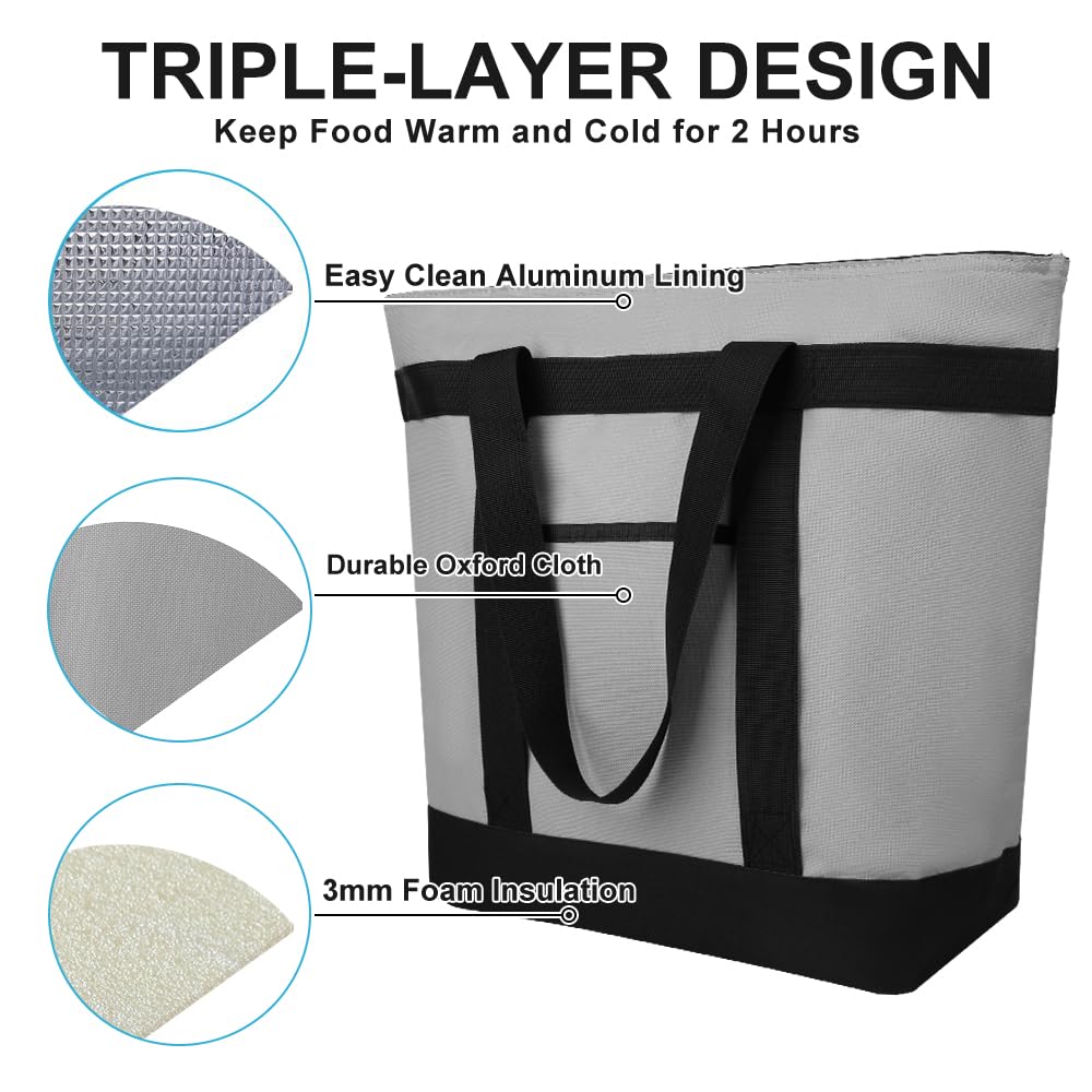 insulated tote bag