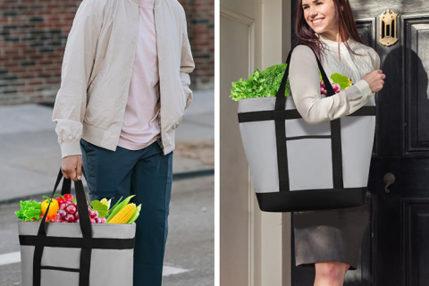 Grand sac fourre-tout isotherme – Le sac isotherme idéal pour les courses et la livraison de nourriture