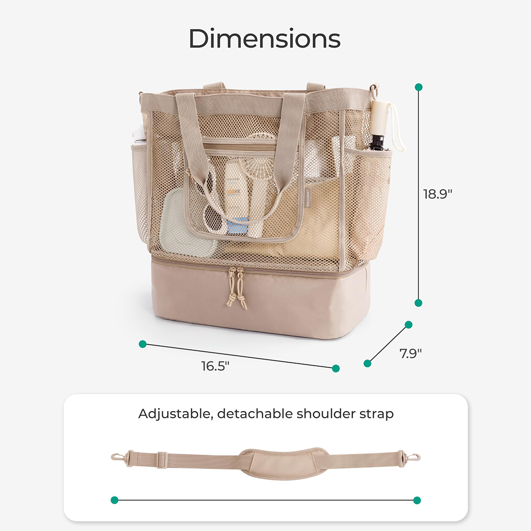sandproof beach bag