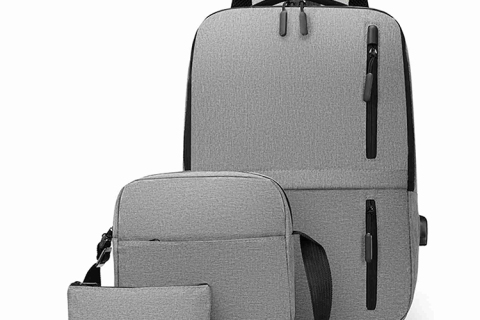 Набор мужских деловых сумок с USB-портом для зарядки — отличный выбор для работы, путешествий и повседневного использования