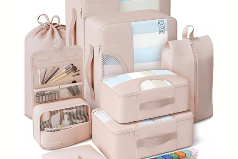 Juego de 8 cubos organizadores para viajes: el organizador de viajes que transforma cada viaje.