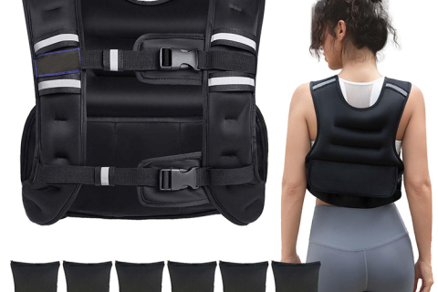 Adjustable Weighted Vest for Women and Men for Running Rucking and Strength Training