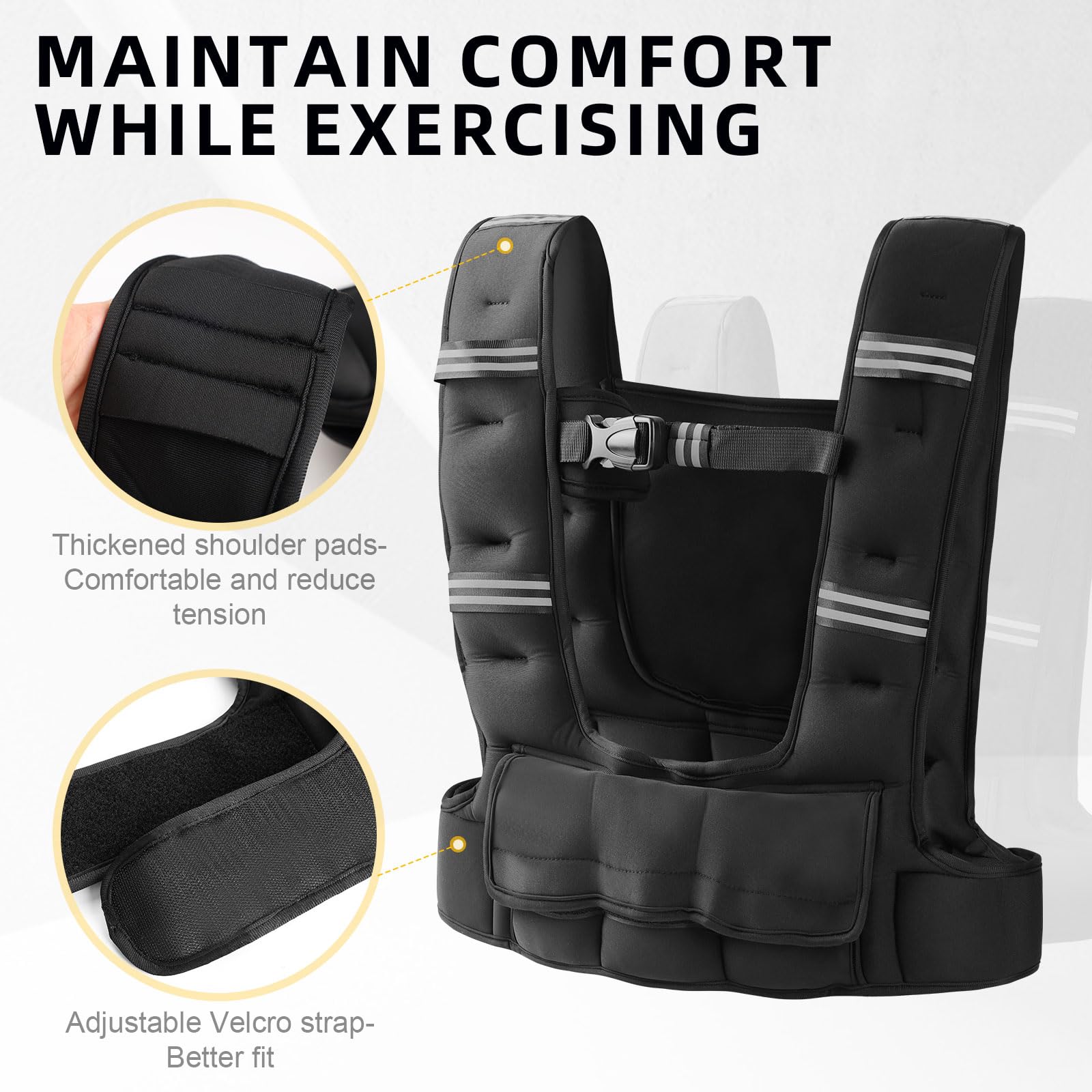 adjustable weighted vest