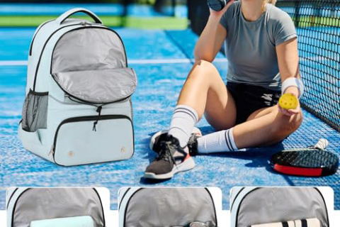 Sac de pickleball tout-en-un, solution idéale pour le jeu quotidien et les voyages.