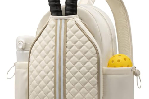 Sac de pickleball élégant pour femmes : sac à dos bandoulière léger conçu pour le jeu quotidien