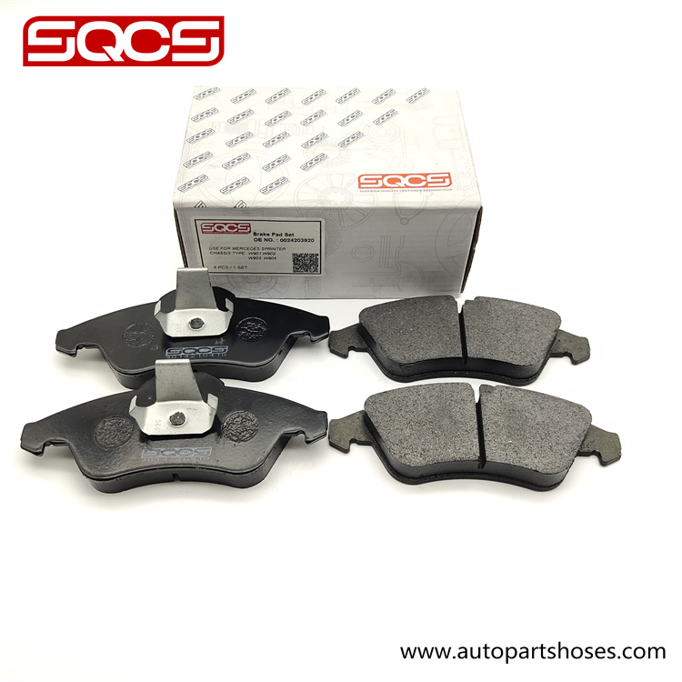 SQCS front rear side brake pad 0024203920 for mercedes sprinter W901 W902 W903 W904 J