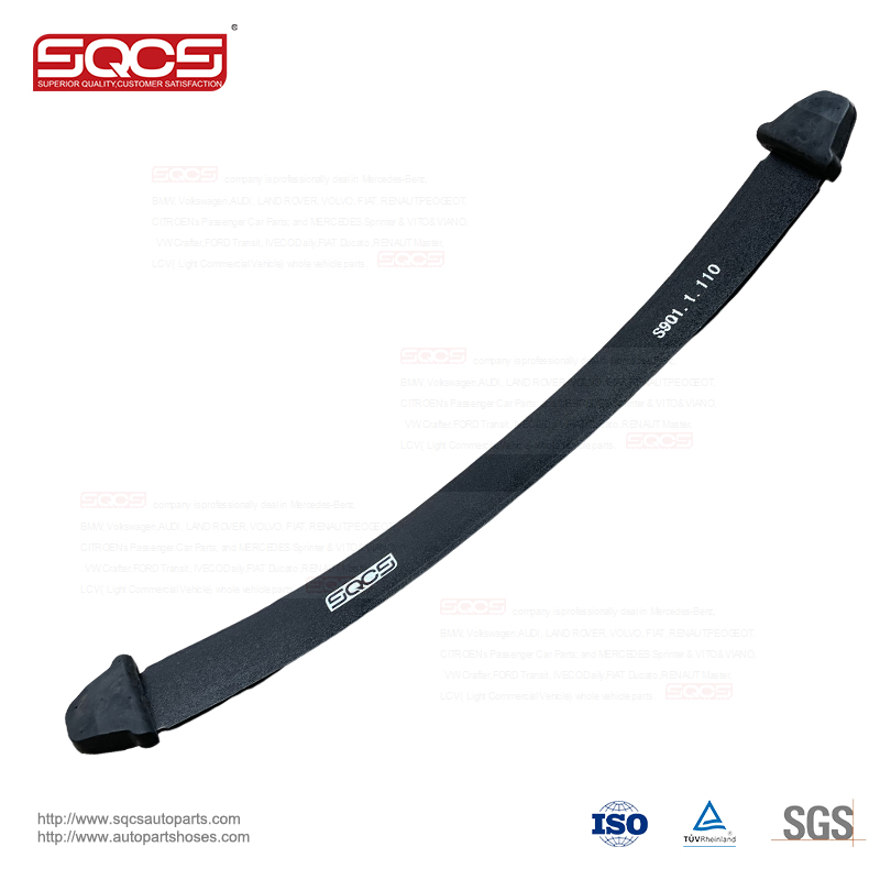 SQCS truck leaf spring S901.1.110 front rear steel plate leaf spring for 901 mercedes sprinter J