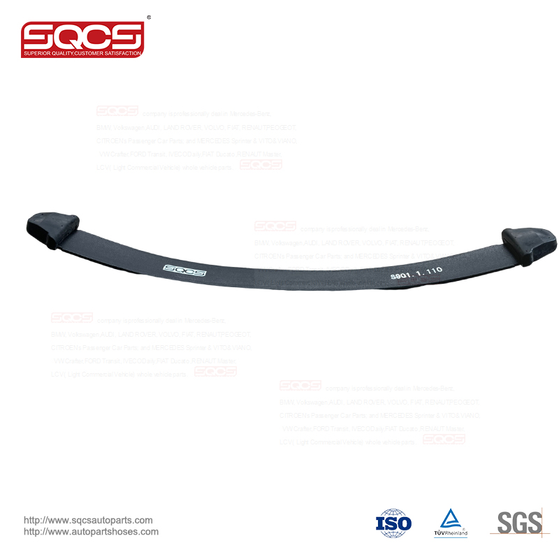 SQCS truck leaf spring S901.1.110 front rear steel plate leaf spring for 901 mercedes sprinter J