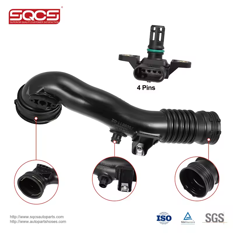 SQCS Intake pipe 13717609811 13717588268 tube hose duct for BMW X5 F01 F02 F07 F10 F18 E70 J