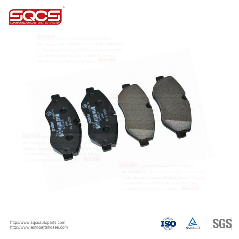 Sqcs auto parts brake pads OE 42561355 for Iveco Daily K