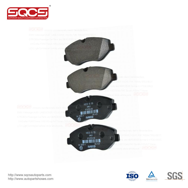 Sqcs auto parts brake pads OE 42561355 for Iveco Daily K