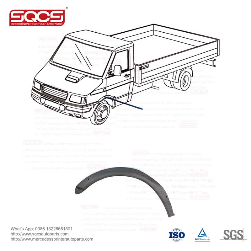 Protective trim righ fender trim 93932336 For Iveco TurboDaily 1990-1995 A