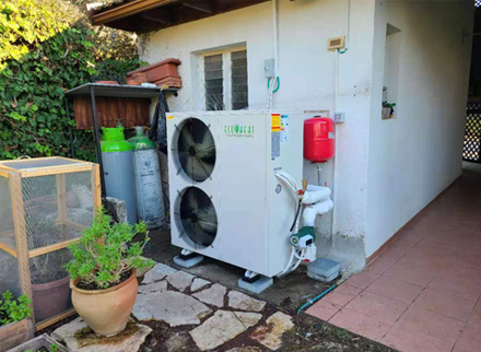 DC-Inverter-Wärmepumpe in Israel