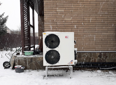 DC-Inverter-Wärmepumpe in Schweden