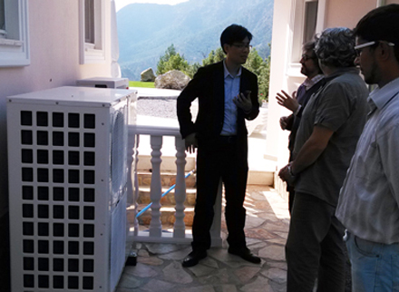 Wärmepumpe zur Hausheizung in der Türkei