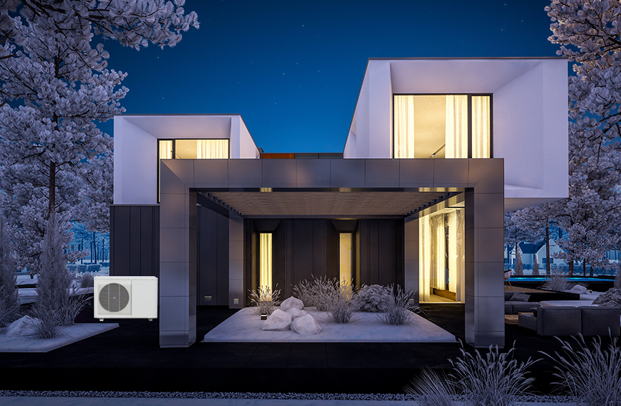 R32 dc invertör ısı pompası