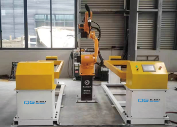 automated welding system turntable