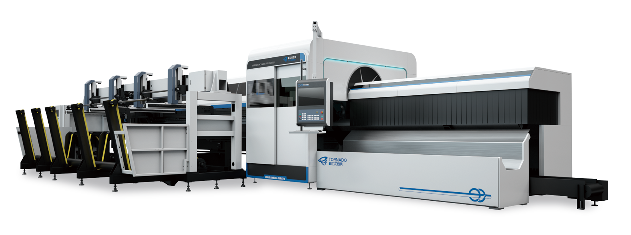 光纤激光卡盘旋转切割机