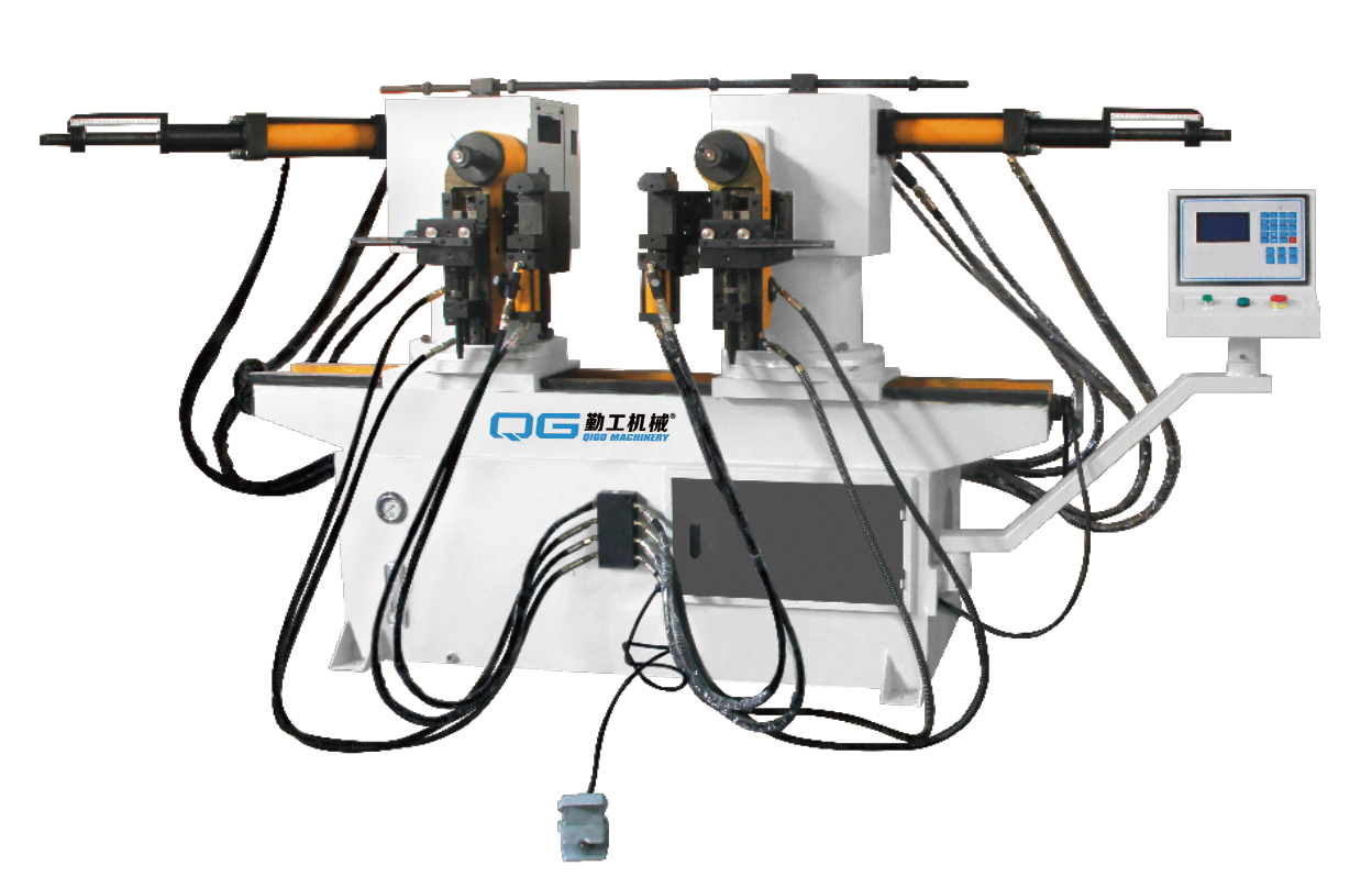 Double head pipe bending machine