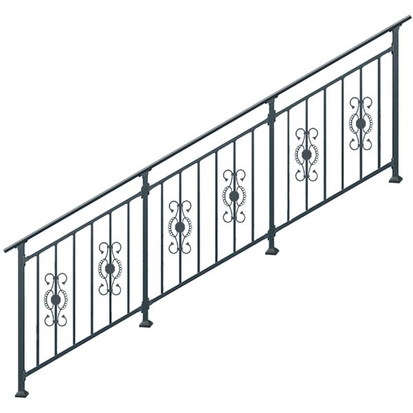 The production process and equipment application of metal stair railings