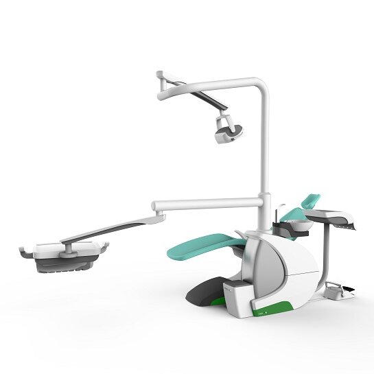 The production process of dentist beds - combined with the use of laser equipment