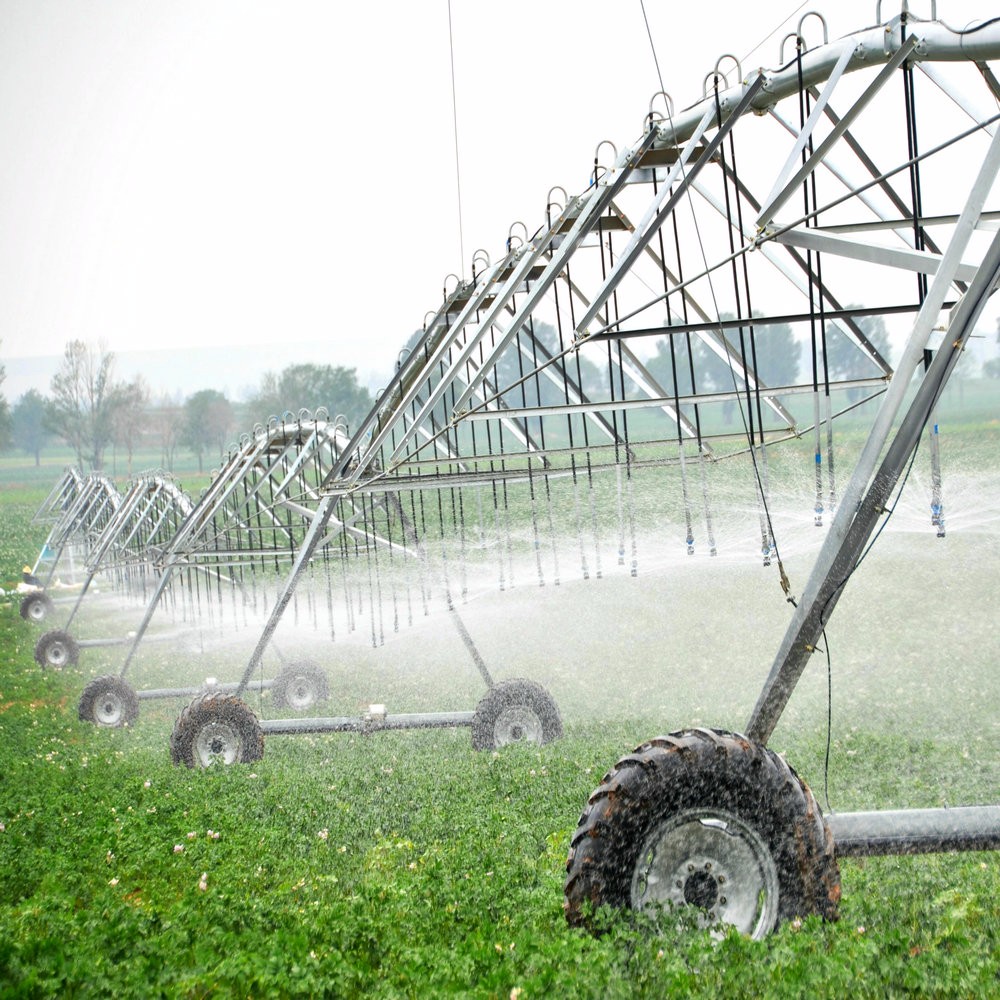 Modern Linear Move Irrigation System With Water Supply