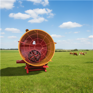 Tractor Mounted Straw Shredder & Spreader for Animal Bedding - 3 Point Hitch PTO Hay Grinder Machine for Straw, Grass, Corn Stalks