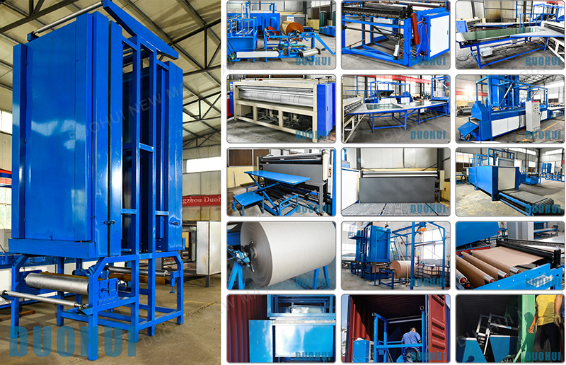 1100 type latest high efficiency air cooling pad production machinery