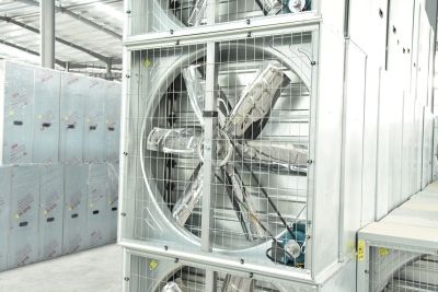 Poultry House Shutter Cone Fan With Centrifugal Push Pull Opening System