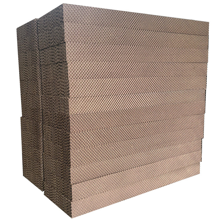 جدار وسادة تبريد مياه السليلوز البني لمزرعة الدواجن