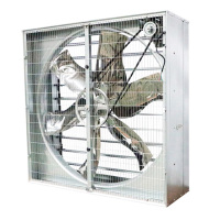 Quạt hút kéo đẩy mạ kẽm nhà kính công nghiệp