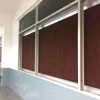 পশুপালনের জন্য সেলুলোজ মধুচক্র কুলিং প্যাড ওয়াল