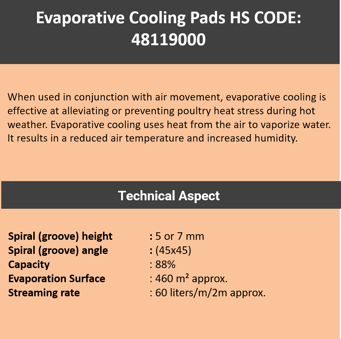 evaporative cooling pad